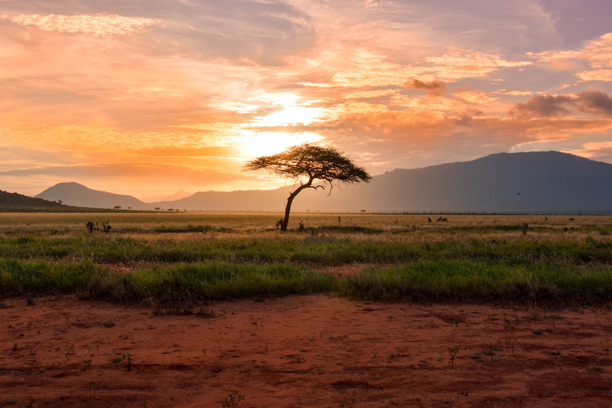 Atardecer en Angola